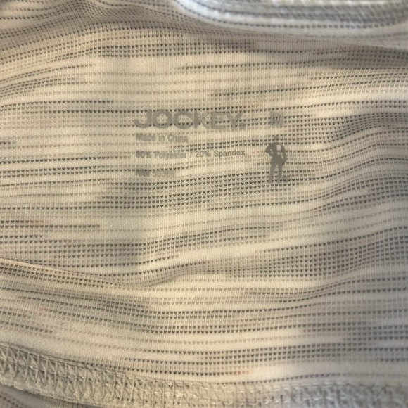 Jockey Leggings Size Medium White Gray - Picture 8 of 8